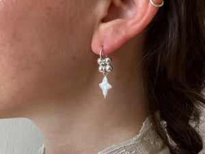 Silver Berry Earrings