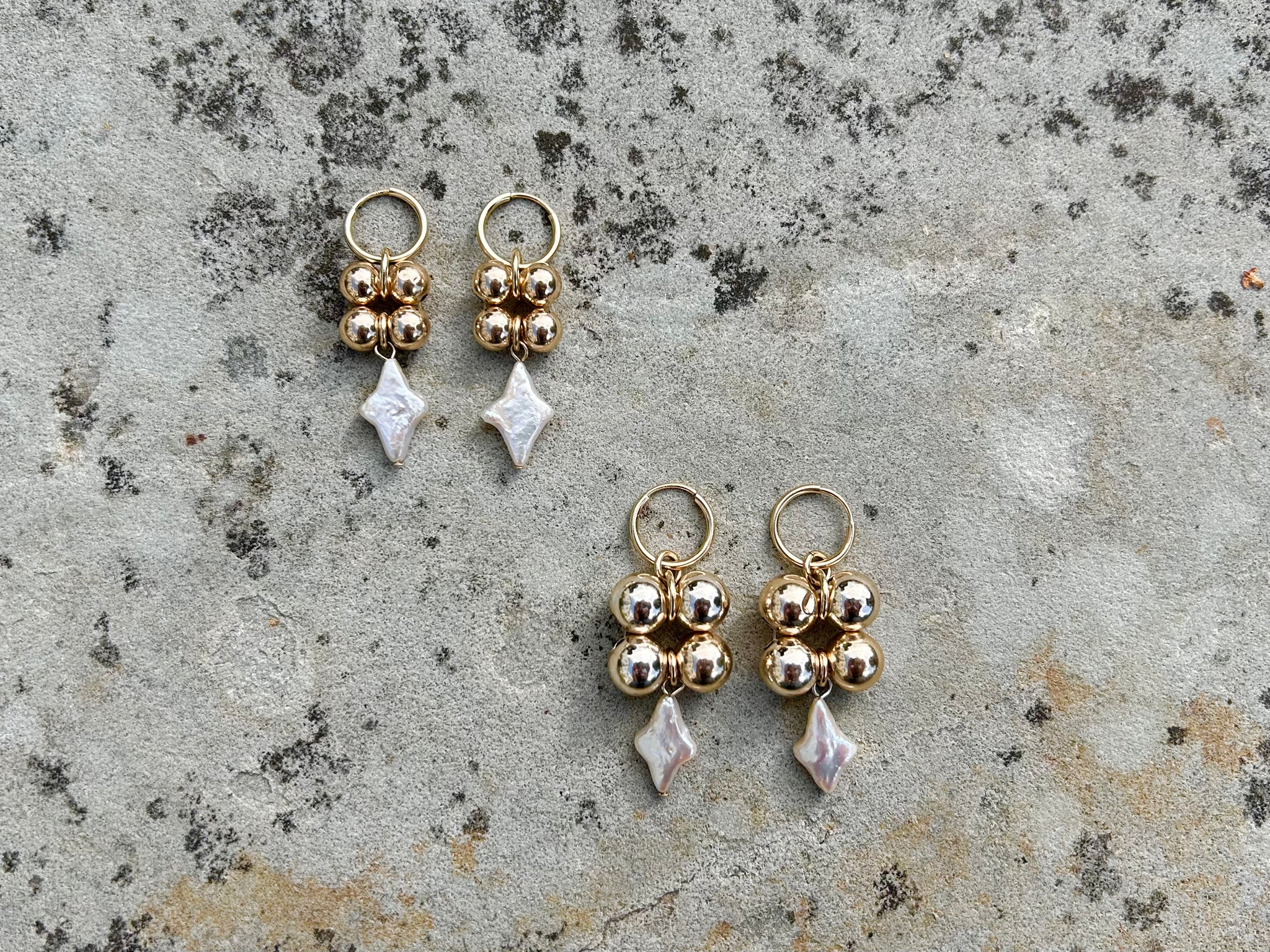 9ct Gold Berry Earrings