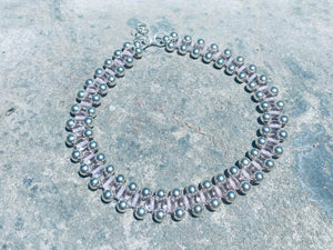 Pink and Silver Necklace